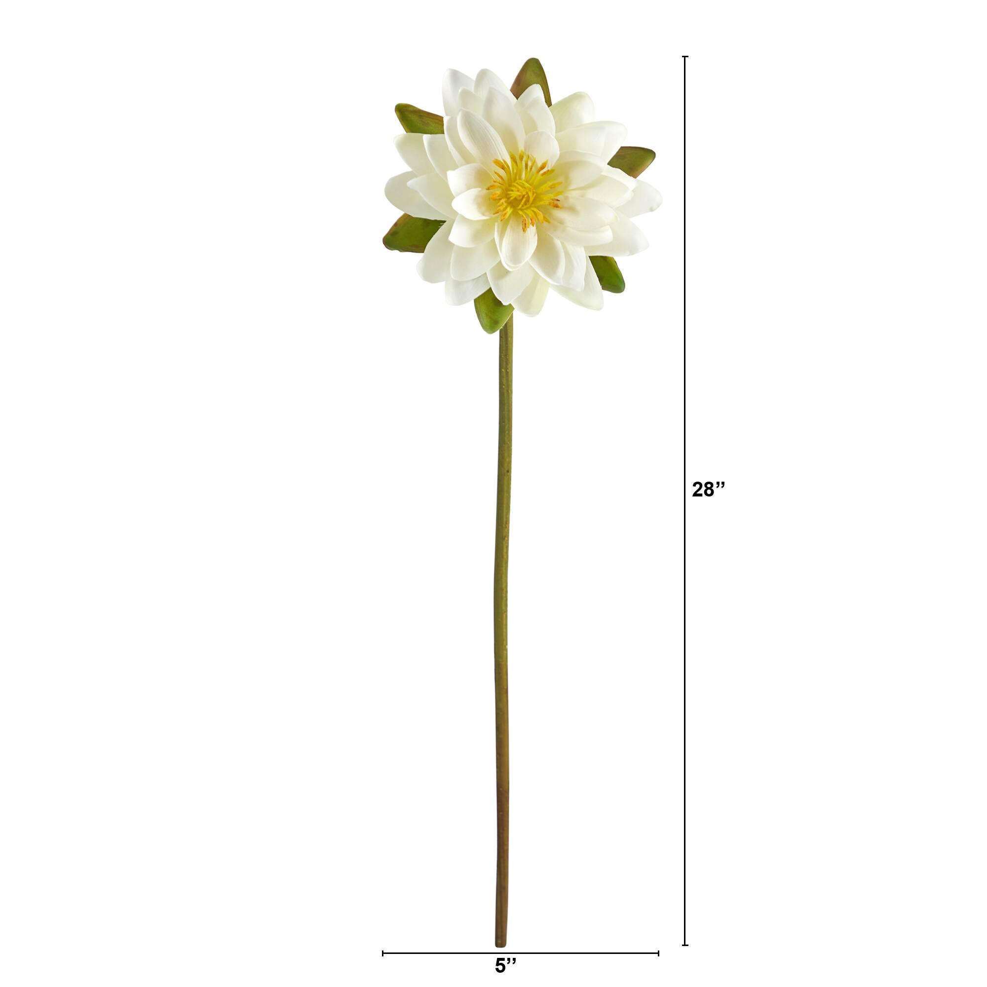 28" Lotus Artificial Flower (Set of 4) On Sale Bed Bath & Beyond